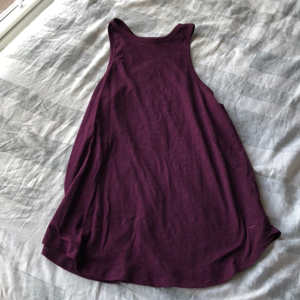 PINK Razorback tank top